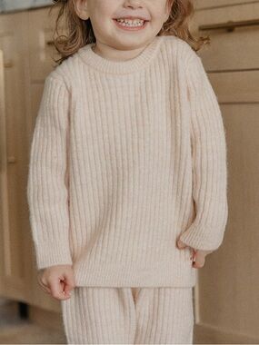 Copper Pearl Sweater Crew - Ballerina Pink